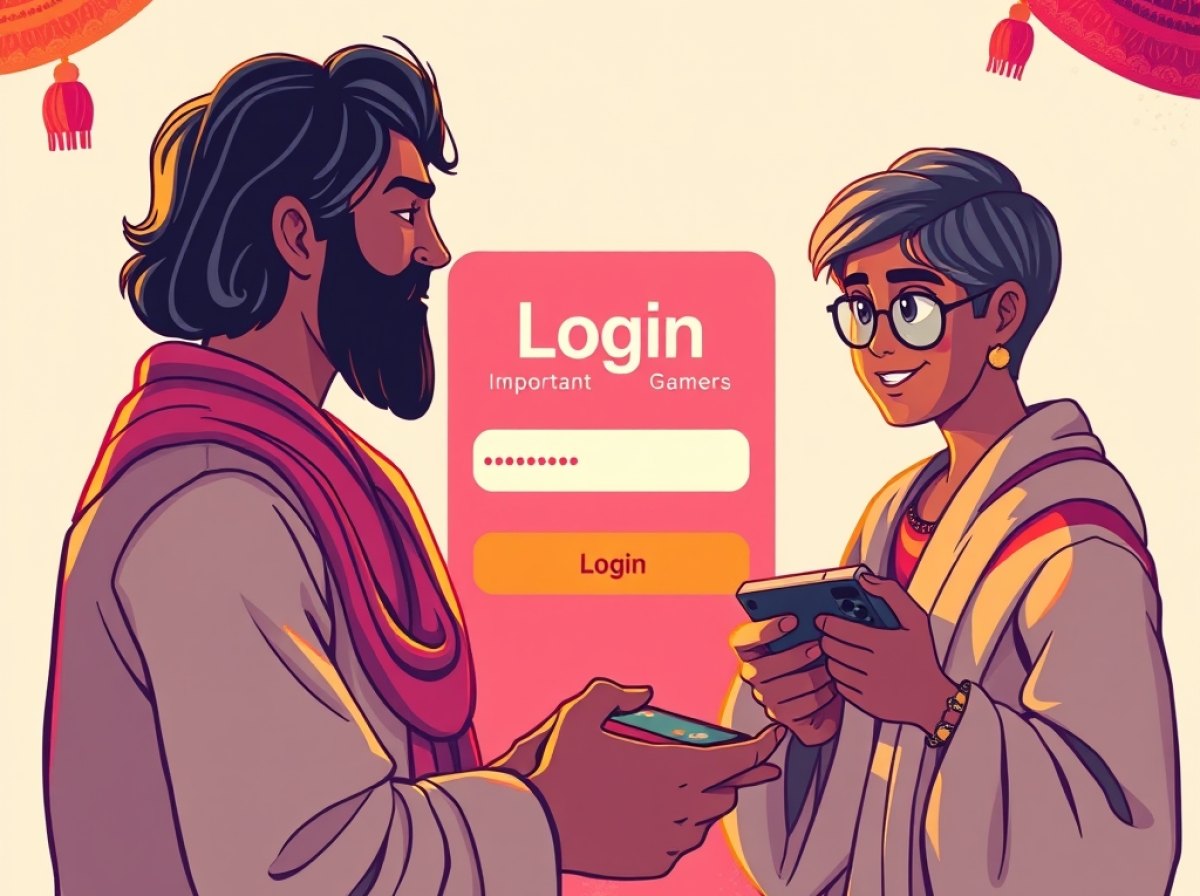 Illustration for Why Is Easy Login Important for Indian Gamers on Diwa Play?